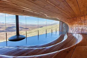 Oppland: 80199063 Snohetta Viewpoint - indoor viewing area