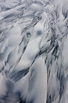 Struktures: 80200030 Patterns of Sand - in winter Lofoten, Norway