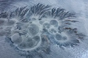 Struktures: 80200034 Patterns of Sand - in winter Lofoten, Norway