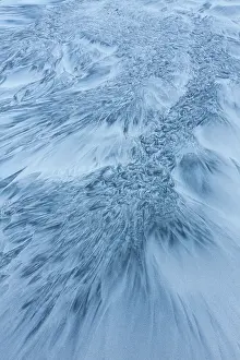 Struktures: 80200040 Patterns of Sand - in winter Lofoten, Norway