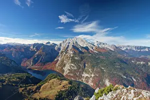 Berchtesgaden: 80200085 Panoramic View - from Mount Jenner over