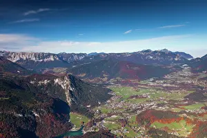 Berchtesgaden: 80200087 Panoramic View - from Mount Jenner at village