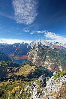 Berchtesgaden: 80200089 Panoramic View - from Mount Jenner over