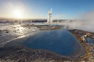 Fountain: 80200207 Blesi Spring and Geyser Strokkur - at geothermal