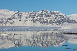 Vatnajoekull: 80200214 Joekusarlon Glacier Lagoon - in winter