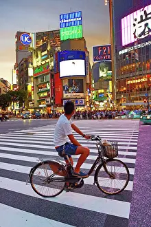 Pedestrian: 80200321 Sunset at the pedestrian crossing at the