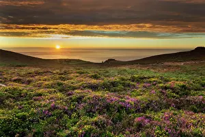Carn: 80200532 Seascape - at sunset Carn Galver, Cornwall