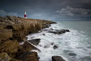 Headland: 80200636 Seascape - Portland Bill Lighthouse Dorset