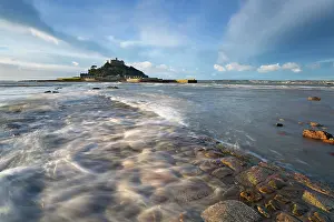 Cornish: 80200715 Seascape - view from Marazion St Michael's