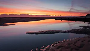 Jake Stephen: 80201421 Seascape - at sunset in Autumn Barmouth