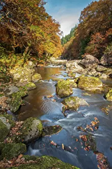 Jake Stephen: 80201422 Afon Llugwy - with Autumn colours Betws-y-