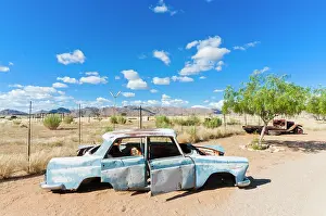 Solitaire: Abandoned car in Solitaire Village, Khomas