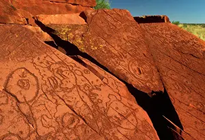 Engraving: Aboriginal petroglyphs
