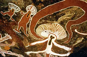 Aborigine: Aboriginal rock paintings - Wandjina man