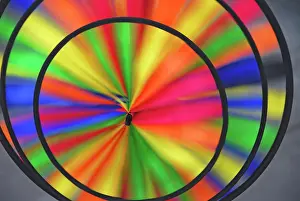 Formed: Abstract pattern formed by spinning whirligig