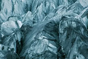 Simplicity: Abstract pattern in glacier, Iceland