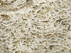 Salt Patterns: Abstract patterns of saline deposits at the salt works of Walvis Bay