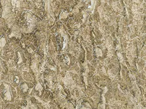 Salt Patterns: Abstract patterns of saline deposits at the salt works of Walvis Bay