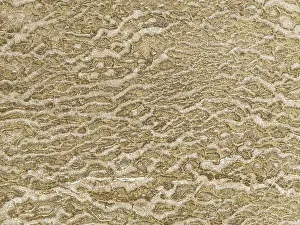 Salt Patterns: Abstract patterns of saline deposits at the salt works of Walvis Bay