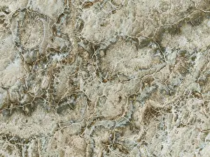 Salt Patterns: Abstract patterns of saline deposits at the salt works of Walvis Bay