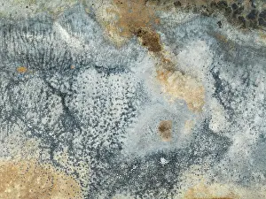 Salt Pan: Abstract saline patterns at the edge of the Walvis Bay salt works