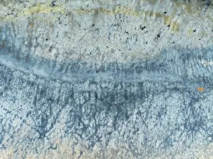 Salt Pan: Abstract saline patterns at the edge of the Walvis Bay salt works