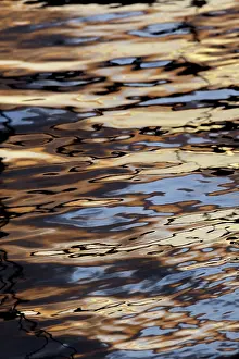 Havana: Abstract sunrise reflection on water, Havana