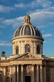 Flag: Academie Francaise along River Seine, Paris