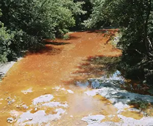 Strip: Acid mine waste