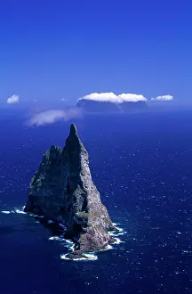 Metres: Aerial - Balls Pyramid worldIs tallest sea stack, 562 metres