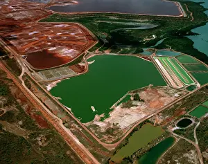 Arnhemland: Aerial - Bauxite mine, Gove eastern Arnhemland