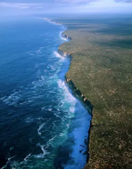 Baxter: Aerial - Baxter Cliffs at edge of Nullarbor Plain