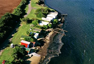 Werribee: Aerial - Beach houses - Werribee