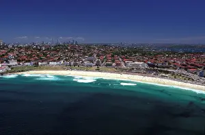 Sydney: Aerial: Bondi Beach, Sydney, New South Wales, Australia
