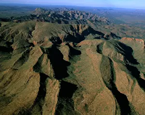 Macdonnell: Aerial - Brinkley Bluff area West MacDonnell National Park
