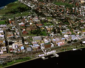 Ports: Aerial - City of Newcastle - New South Wales, Australia