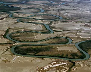 Carpentaria: Aerial - Duck Creek oxbows Gulf of Carpentaria