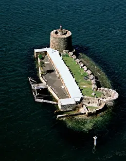 Sydney: Aerial - Fort Denison Sydney, New South Wales, Australia