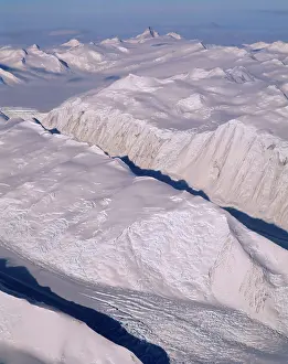 Admiralty: Aerial - Glacier - Admiralty Mountain