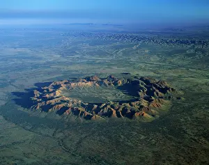 Ramparts: Aerial - Gosse Bluff, meteorite crater created