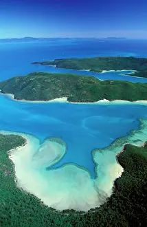Nara: Aerial - Hook Island: Macona & Nara Inlets Whitsunday