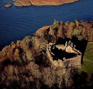 Lochs: Aerial image of Scotland, UK