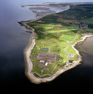 Fortresses: Aerial image of Scotland, UK