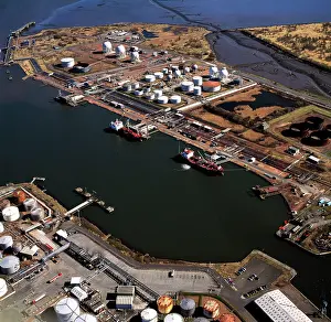 Docks: Aerial image of Scotland, UK