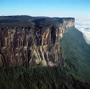 Roraima: Aerial image of Tepuis, Venezuela, South America: