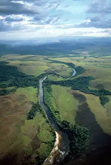 Mota: Aerial image of Venezuela, South America: Yuruani