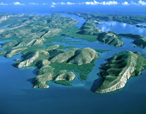 Kimberley: Aerial - Islands in Talbot Bay Kimberley region