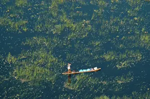 Canoes: Aerial of Makoro