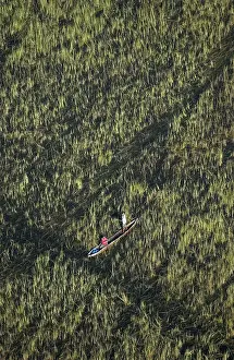 Canoes: Aerial of Makoro