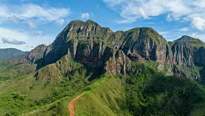 Bolivia: Aerial of the Mountains around, Samaipata, Bolivia